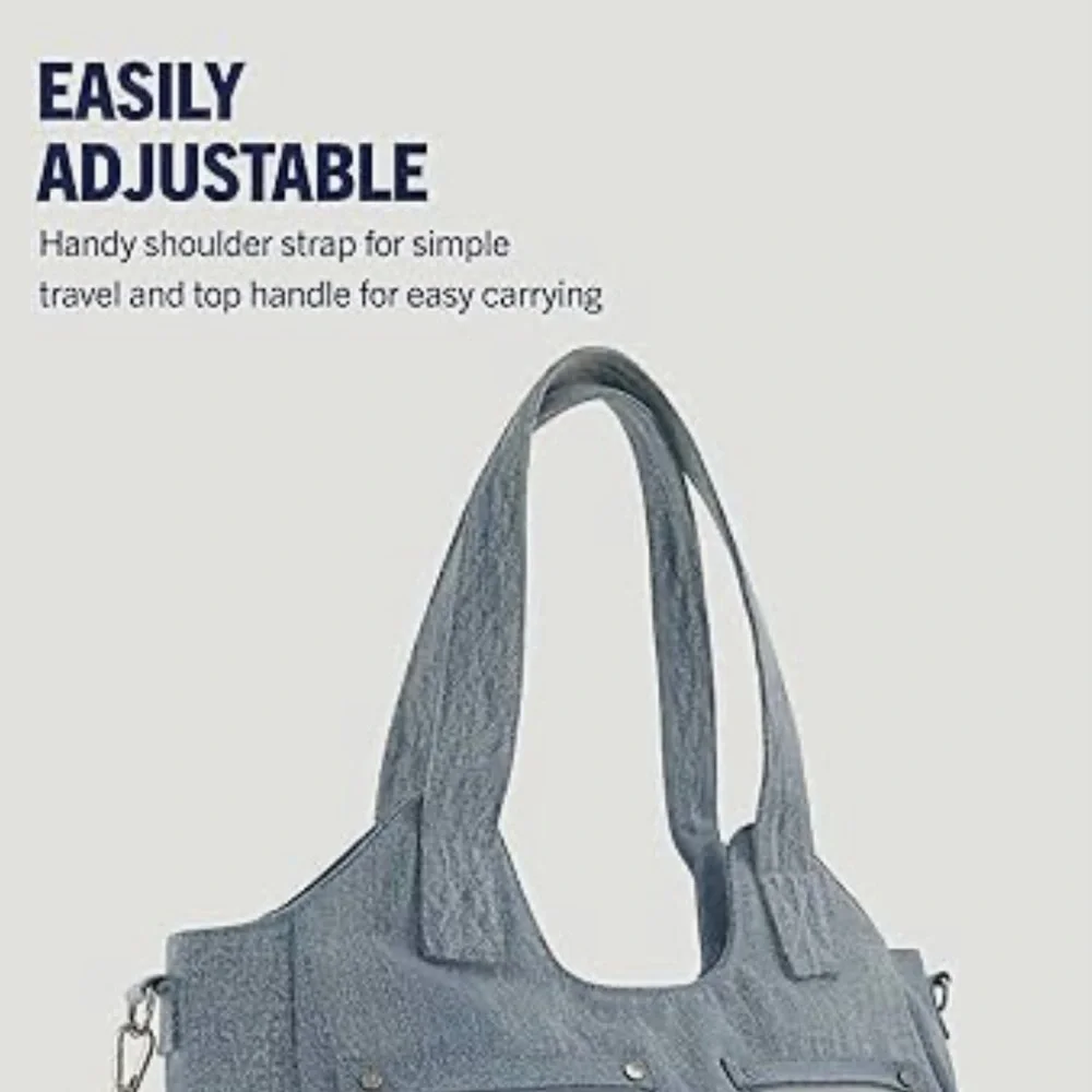 True Religion Denim Horseshoe Stitch Tote - Picture 4 of 7